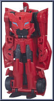 Sideswipe (Patrol Mode) from Transformers - Robots in Disguise (2015) - 1-Step Changers manufactured by Hasbro [Loose]