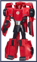 Sideswipe from Transformers - Robots in Disguise (2015) - 3-Step Changers manufactured by Hasbro [Loose]