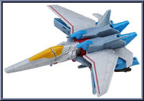 Starscream from Transformers - Robots in Disguise (2015) - Warriors manufactured by Hasbro [Loose]