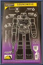 Soundwave from Transformers - Super Cyborgs manufactured by Super7 [Back]