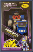 Soundwave from Transformers - Super Cyborgs manufactured by Super7 [Front]