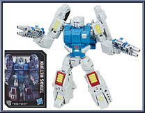 Flameout & Twin Twist from Transformers - Titans Return - Deluxe manufactured by Hasbro [Loose]