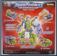 Bonecrusher & Scavenger from Transformers - Universe - Ultra Class manufactured by Hasbro [Back]
