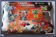 Battle for the Cyber Planet Keys (Cybertron Series) from Transformers - Universe 2008 - Exclusives manufactured by Hasbro [Back]