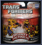 Cheetor / Blackarachnia (BW Series)  from Transformers - Universe 2008 - Robot Heroes manufactured by Hasbro [Front]