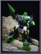 Autobot Hound with Ravage (G1 Series)  from Transformers - Universe 2008 - Deluxe Class manufactured by Hasbro [Loose]