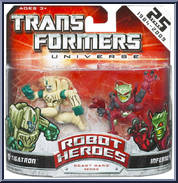 Tigatron / Inferno from Transformers - Universe 2008 - Robot Heroes manufactured by Hasbro [Front]