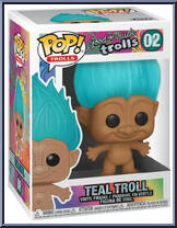 Teal Troll from Trolls - Good Luck Trolls Pop! manufactured by Funko [Front]