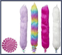Hair Huggers Glitter Pack from Trolls Movie - Basic Series manufactured by Hasbro [Loose]