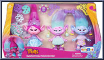 Poppy and Twins Celebration Pack from Trolls Movie - Mini manufactured by Hasbro [Front]