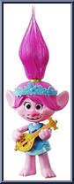 Popstar Poppy from Trolls Movie - Basic Series manufactured by Hasbro [Loose]