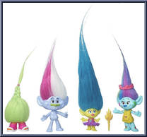 Wild Hair Pack from Trolls Movie - Basic Series manufactured by Hasbro [Loose]