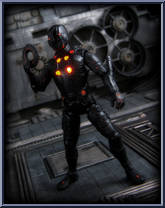 Black Guard from Tron Legacy - 3 3/4" Scale - Series 2 manufactured by Spinmaster [Loose]
