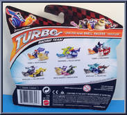 Burn vs Skidmark from Turbo - 2-Packs manufactured by Mattel [Back]