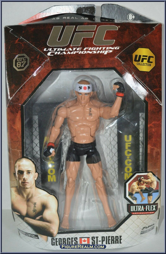 UFC Contenders Georges ST-Pierre Rush (2011) Jakks Pacific 4-Inch Action  Figure