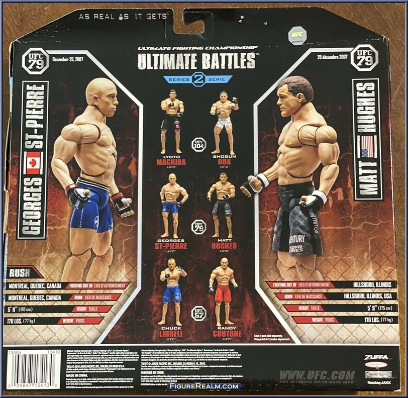 UFC Contenders Georges ST-Pierre Rush (2011) Jakks Pacific 4-Inch Action  Figure