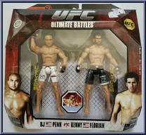 BJ Penn vs. Kenny Florian from UFC - Ultimate Fighting Championship - Ultimate Battles manufactured by Jakks Pacific [Front]
