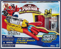 Color Shock Slinger (Spidey Shot) from Ultimate Spider-Man - Role Play manufactured by Hasbro [Front]