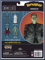 Frankenstein from Universal Monsters - Bendyfigs manufactured by Noble Toys [Back]