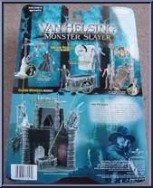 Velkan (with Iron Pod) from Van Helsing - Deluxe Figures manufactured by Jakks Pacific [Back]