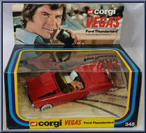 Ford Thunderbird from Vegas - Large Scale manufactured by Corgi [Front]