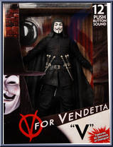 V from V for Vendetta - 12' Figures manufactured by Neca [Front]
