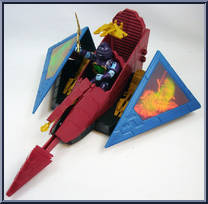 Sky Claw with Mortdred from Visionaries - Darkling Lords - Vehicles manufactured by Hasbro [Loose]