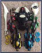 Green Lion from Voltron - Third Dimension - Stealth Lions manufactured by Trendmasters [Loose]
