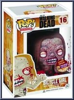 Bicycle Girl (Bloody) from Walking Dead - Pop! Vinyl Figures manufactured by Funko [Front]