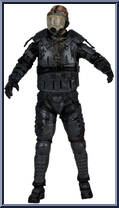Gas Mask Zombie from Walking Dead (McFarlane) - 2024 - 5" Scale manufactured by McFarlane Toys [Loose]