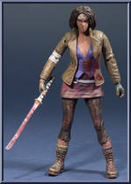 Michonne (Bloody Hooded) (Skybound) from Walking Dead - Comic Exclusives manufactured by McFarlane [Loose]
