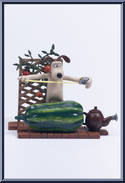 Gromit (Gardener with Watermelon) from Wallace & Gromit - Basic Series manufactured by McFarlane [Loose]