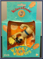 Gromit (Climb and Clean) from Wallace & Gromit - Wacky Wind Up manufactured by Vivid Imaginations [Front]