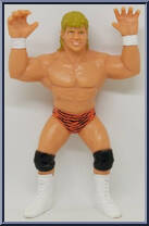 Brian Pillman "Flyin' Brian" (Orange Tiger Print Trunks) from WCW - Series 1 - Released in US manufactured by Galoob [Loose]