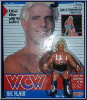 Ric Flair (Blue Trunks) from WCW - Series 1 - Released in US manufactured by Galoob [Front]