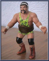 Rick Steiner (Green Singlet) from WCW - Series 2 - Released in UK manufactured by Galoob [Loose]