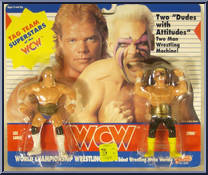 Lex Luger & Sting from WCW - Tag Teams - Released in US manufactured by Galoob [Front]