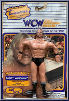Barry Windham from WCW - Bend-Ems manufactured by Just Toys [Front]