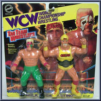 Hulk Hogan & Sting from WCW - Tag Team - Series 1 manufactured by Original San Francisco Toymakers [Front]