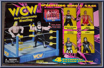 Wrestling Ring / Cage / 4 Figures Action Figure