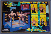 Thunder Wrestling Ring / Cage / 4 Figures from WCW - Box Sets manufactured by Original San Francisco Toymakers [Front]