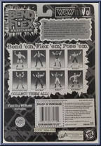 Bret "Hitman" Hart from WCW - Bend ‘N Flex manufactured by Toy Biz [Back]