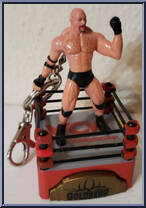 Goldberg from WCW - Key Chain Wrestlers - Electronic Talking manufactured by Toy Biz [Loose]