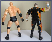 Goldberg / Bam Bam Bigelow from WCW - Thunder Slam manufactured by Toy Biz [Loose]