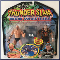 Goldberg / Bam Bam Bigelow from WCW - Thunder Slam manufactured by Toy Biz [Front]