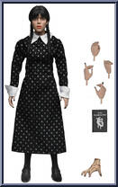 Wednesday Addams (Classic Dress) from Wednesday - Clothed Retro manufactured by Neca [Loose]