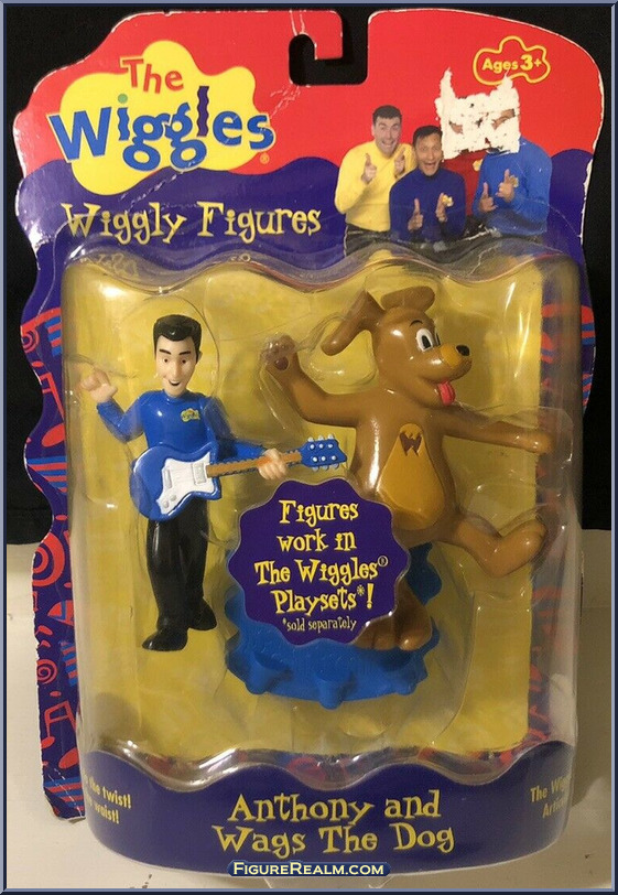 Anthony and Wags the Dog Wiggles Basic Series Spinmaster Action