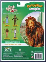 Cowardly Lion from Wizard of Oz - Bendyfigs manufactured by Noble Toys [Back]