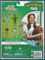 Dorothy from Wizard of Oz - Bendyfigs manufactured by Noble Toys [Back]