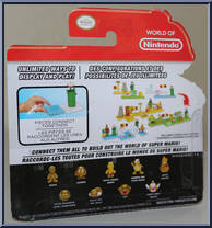 Bullet Bill / Koopa Troopa / Cheep Cheep (Gold Series) from World of Nintendo - Micro Land - Series 1-3 manufactured by Jakks Pacific [Back]